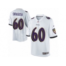 Youth Nike Baltimore Ravens #60 Nico Siragusa Limited White NFL Jersey