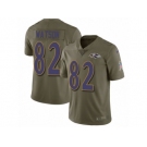 Youth Nike Baltimore Ravens #82 Benjamin Watson Limited Olive 2017 Salute to Service NFL Jersey