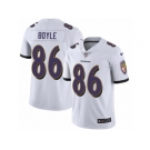 Youth Nike Baltimore Ravens #86 Nick Boyle Vapor Untouchable Limited White NFL Jersey