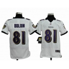 nike youth nfl jerseys baltimore ravens #81 anquan boldin white[nike]