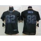 nike youth nfl jerseys baltimore ravens #82 smith black[nike lights out]