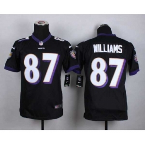 nike youth nfl jerseys baltimore ravens #87 willams black[nike]