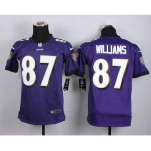 nike youth nfl jerseys baltimore ravens #87 willams purple[nike]