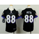 nike youth nfl jerseys baltimore ravens #88 pitta black[nike]