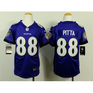 nike youth nfl jerseys baltimore ravens #88 pitta purple[nike]