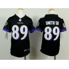 nike youth nfl jerseys baltimore ravens #89 smith sr black[nike]