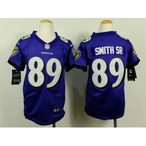 nike youth nfl jerseys baltimore ravens #89 smith sr purple[nike]