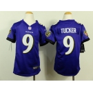 nike youth nfl jerseys baltimore ravens #9 tucker purple[nike]