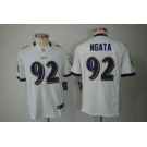 nike youth nfl jerseys baltimore ravens #92 ngata white[nike limited]