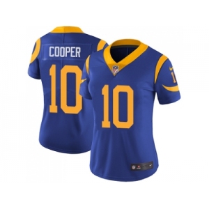 Women Nike Los Angeles Rams #10 Pharoh Cooper Royal Blue Alternate Stitched NFL Vapor Untouchable Limited Jersey