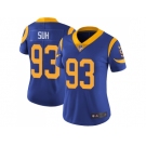 Women Nike Los Angeles Rams #93 Ndamukong Suh Royal Blue Alternate Stitched NFL Vapor Untouchable Limited Jersey