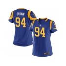 Women Nike St. Louis Rams #94 Robert Quinn Royal Blue Alternate Stitched Jersey