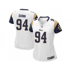 Women Nike St. Louis Rams #94 Robert Quinn white jerseys