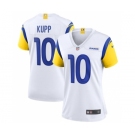 Women's Los Angeles Rams #10 Cooper Kupp White Vapor Untouchable Limited Stitched Jersey(Run Small)