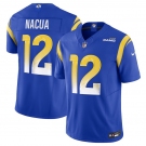 Women's Los Angeles Rams #12 Puka Nacua Blue 2024 F.U.S.E. Vapor Untouchable Stitched Jersey