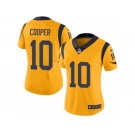 Women's Nike Los Angeles Rams #10 Pharoh Cooper Limited Gold Rush NFL Jersey