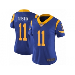 Women's Nike Los Angeles Rams #11 Tavon Austin Vapor Untouchable Limited Royal Blue Alternate NFL Jersey