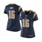 Women's Nike Los Angeles Rams #16 Jared Goff Navy Blue Team Color NFL Jersey