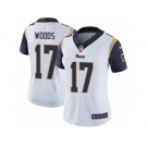 Women's Nike Los Angeles Rams #17 Robert Woods Vapor Untouchable Limited White NFL Jersey