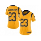 Women's Nike Los Angeles Rams #23 Benny Cunningham Limited Gold Rush NFL Jersey