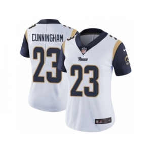 Women's Nike Los Angeles Rams #23 Benny Cunningham Vapor Untouchable Limited White NFL Jersey