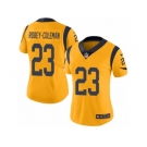 Women's Nike Los Angeles Rams #23 Nickell Robey-Coleman Limited Gold Rush NFL Jersey