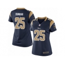 Women's Nike Los Angeles Rams #25 Lance Dunbar Limited Navy Blue Team Color NFL Jersey