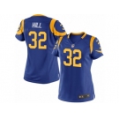 Women's Nike Los Angeles Rams #32 Troy Hill Limited Royal Blue Alternate NFL Jersey