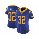 Women's Nike Los Angeles Rams #32 Troy Hill Vapor Untouchable Limited Royal Blue Alternate NFL Jersey