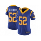 Women's Nike Los Angeles Rams #52 Alec Ogletree Vapor Untouchable Limited Royal Blue Alternate NFL Jersey