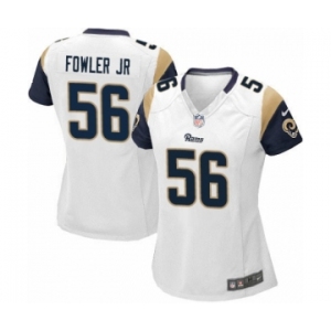 Women's Nike Los Angeles Rams #56 Dante Fowler Jr Game White NFL Jersey
