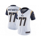 Women's Nike Los Angeles Rams #77 Andrew Whitworth Vapor Untouchable Limited White NFL Jersey