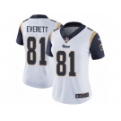 Women's Nike Los Angeles Rams #81 Gerald Everett Vapor Untouchable Limited White NFL Jersey