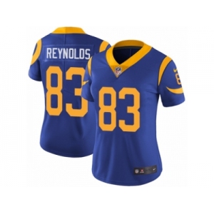 Women's Nike Los Angeles Rams #83 Josh Reynolds Vapor Untouchable Limited Royal Blue Alternate NFL Jersey