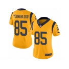 Women's Nike Los Angeles Rams #85 Jack Youngblood Limited Gold Rush NFL Jersey