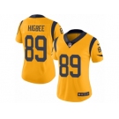 Women's Nike Los Angeles Rams #89 Tyler Higbee Limited Gold Rush NFL Jersey