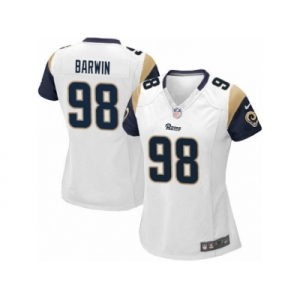 Women's Nike Los Angeles Rams #98 Connor Barwin Limited White NFL Jersey