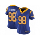 Women's Nike Los Angeles Rams #98 Connor Barwin Vapor Untouchable Limited Royal Blue Alternate NFL Jersey