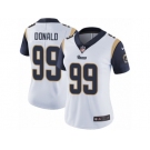 Women's Nike Los Angeles Rams #99 Aaron Donald Vapor Untouchable Limited White NFL Jersey