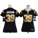 nike women nfl jerseys st. louis rams #39 jackson dk.blue[nike]