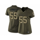 nike women nfl jerseys st. louis rams #55 laurinaitis army green[nike Limited Salute To Service]