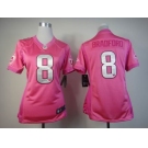 nike women nfl jerseys st. louis rams #8 bradford pink[nike love's]