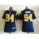 nike women nfl jerseys st. louis rams #94 quinn blue[nike]