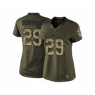 nike women nfl jerseys st.louis rams #29 eric dickerson army green[nike Limited Salute To Service]