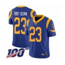 Youth Los Angeles Rams #23 Nickell Robey-Coleman Royal Blue Alternate Vapor Untouchable Limited Player 100th Season Football Jersey