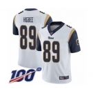 Youth Los Angeles Rams #89 Tyler Higbee White Vapor Untouchable Limited Player 100th Season Football Jersey