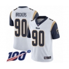 Youth Los Angeles Rams #90 Michael Brockers White Vapor Untouchable Limited Player 100th Season Football Jersey