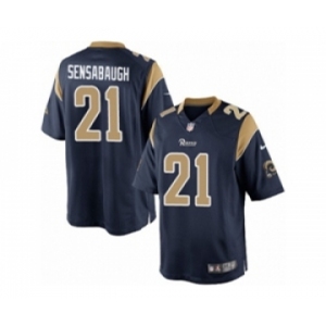 Youth Nike Los Angeles Rams #21 Coty Sensabaugh Limited Navy Blue Team Color NFL Jersey