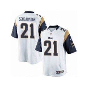Youth Nike Los Angeles Rams #21 Coty Sensabaugh Limited White NFL Jersey