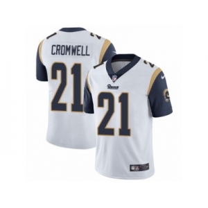Youth Nike Los Angeles Rams #21 Nolan Cromwell Vapor Untouchable Limited White NFL Jersey